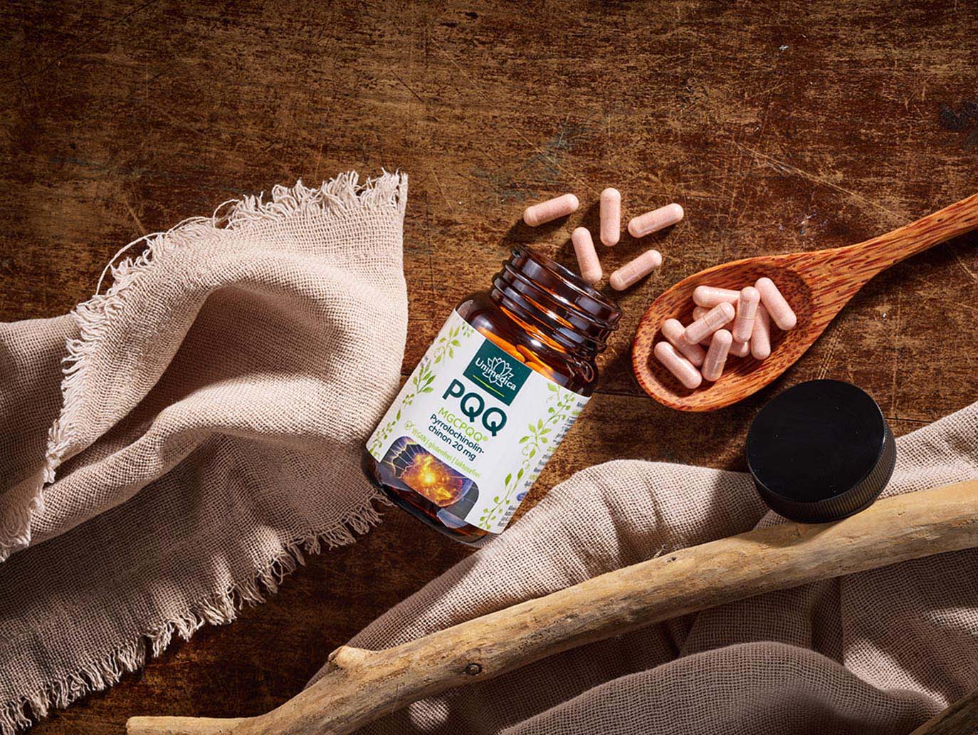 PQQ (MGCPQQ) Pyrroloquinoline Quinone - 20 mg per daily dose (1 capsule) - 60 capsules - from Unimedica